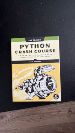 Python crash course book