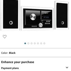 Auna Bluetooth Shelf/Wall Stereo System