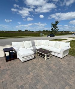 Birch Lane Linen Sectional