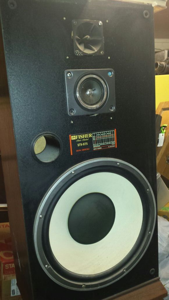 Two vintage Fisher STV 875 speakers for Sale in Phoenix AZ OfferUp