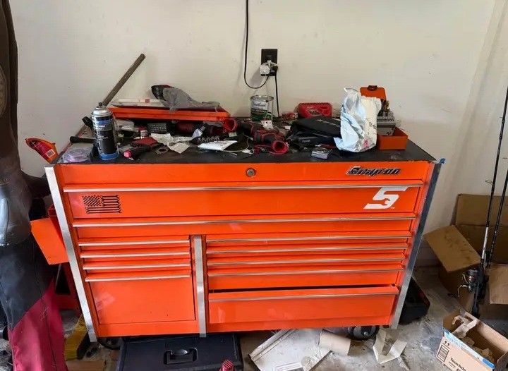 Snap On 54" Tool box And Tools