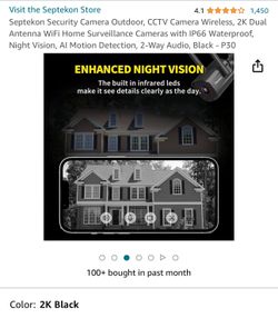 2k Security Camera Outdoor