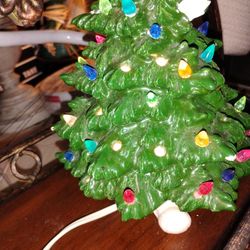 1960 Vtg Ceramic LITE BRIGHT Christmas Tree Light