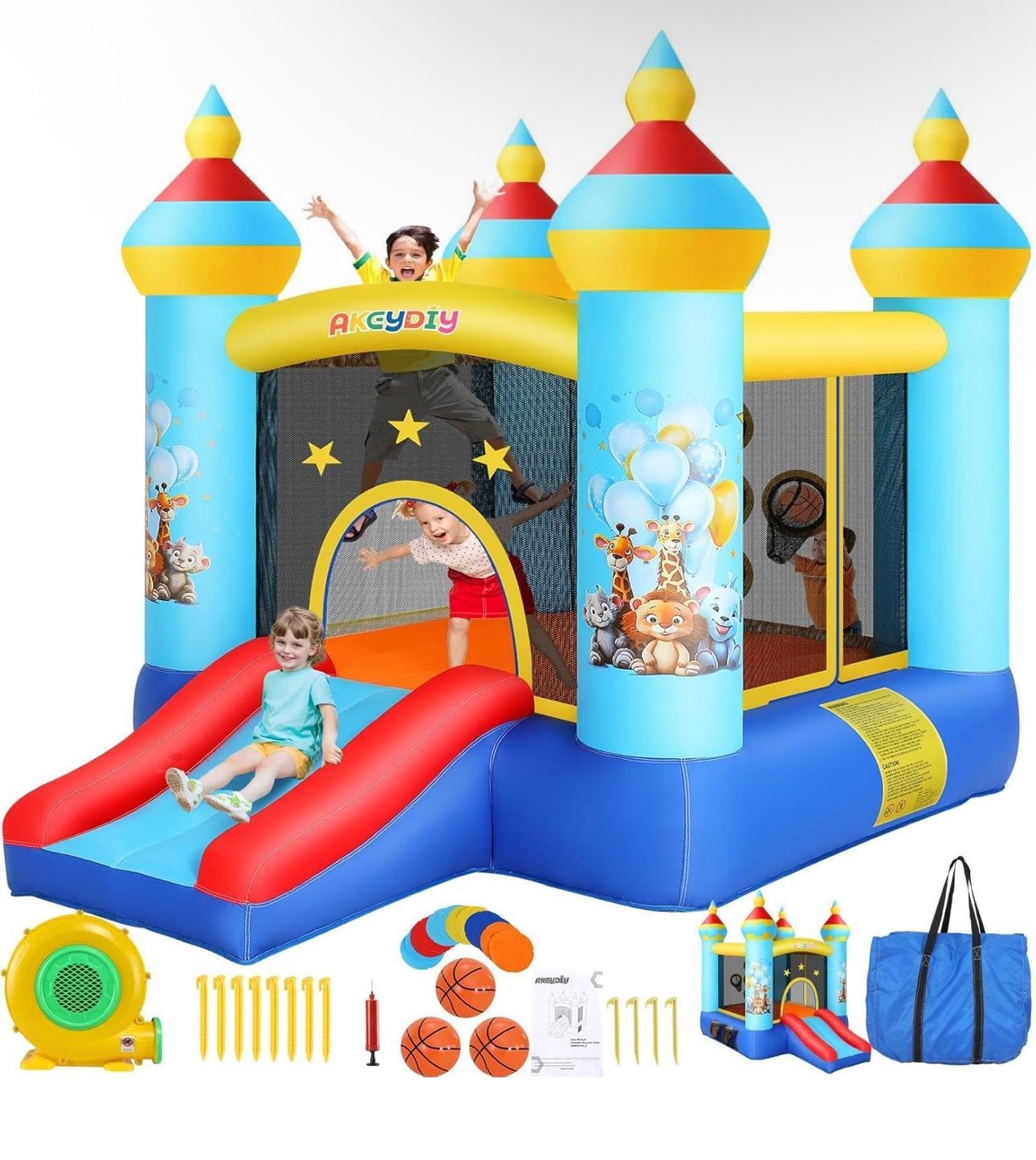 Bounce House With Blower 