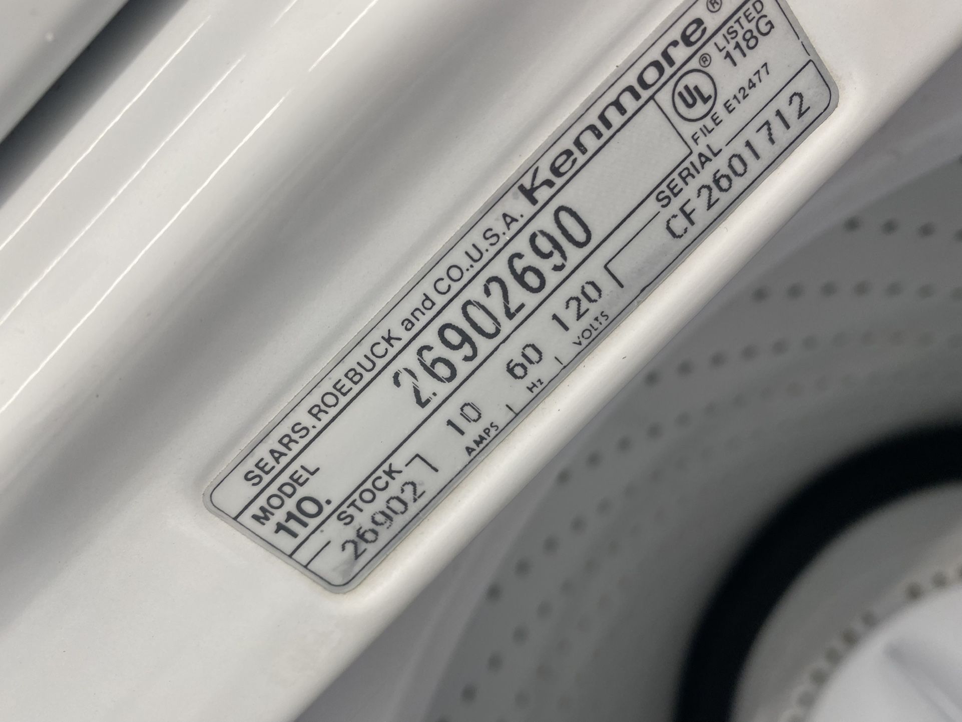 $450 Kenmore washer and dryer set with delivery in the San Fernando Valley