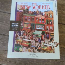 New Yorker Main St Beatrice Tobias Jigsaw Puzzle
