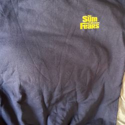 Gildan Activewear  "The Sum of all Fears" Promotional Sweatshirt Navy Sz Large New $30. 2002 Vintage 