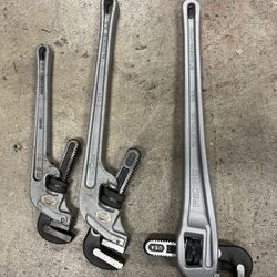 Offset Aluminum Pipe Wrenches