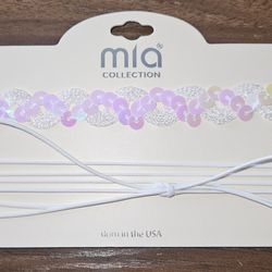 Mia Collection Party Choker With Gold Clasps