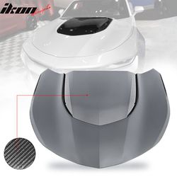 Fits 2016-2024 Chevrolet Camaro Carbon Fiber Aluminum Front Bumper Hood Guards