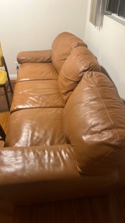 Brown Leather sofa for sale