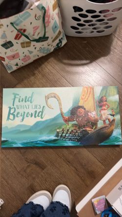 Moana painting 24 inch wide 12 inches long