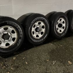 4 Terramax HT Hailun LT 235/75R15 Tires on Rims – Fits Chevy SUVs/Trucks 