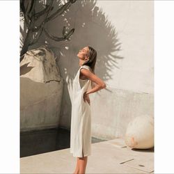 Aware by Vero Moda off white dress small