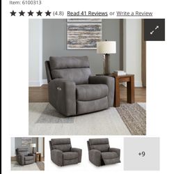 Like new, 2 dual powered recliners