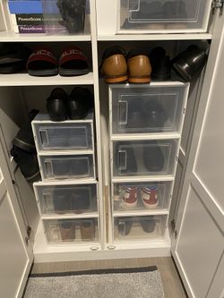 Collapsible And Stackable Shoe Boxes