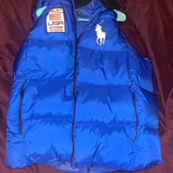 Polo puffer vest