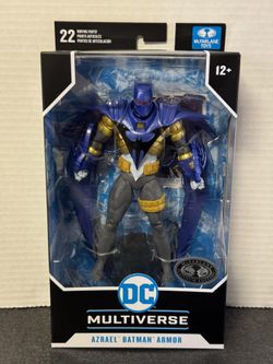 Azrael Batman Armor BLUE Platinum Edition CHASE McFarlane DC Multiverse