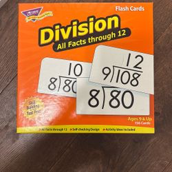 Division Flash Cards