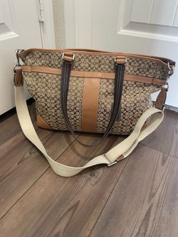 Gently used Coach Signature large Bag