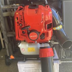 Backpack Leaf Blower - Gas Powered, 4 stroke engine, Padded Back, Lightweight 