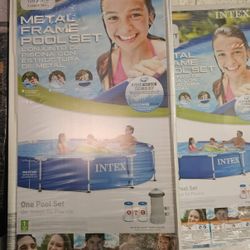 Swimming Pools ❗️Metal Frame + Pump and Filter- Albercas Nuevas en Caja ❗️New in Box