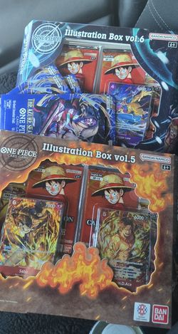 BUNDLE DEAL One Piece Illustration Box Vol. 5, Vol. 6, OP14 packs