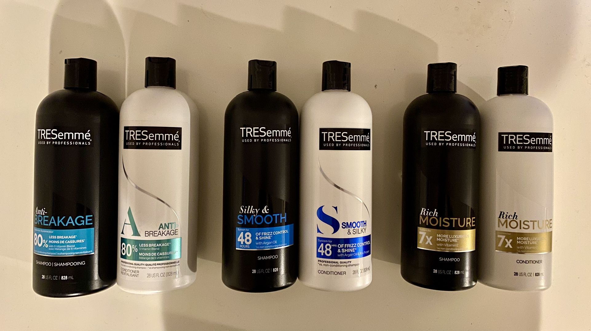 Tresemme Large 28 oz shampoo & conditioner pairs