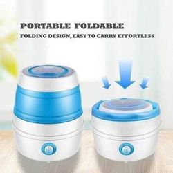 New KAPAS Foldable Mini Washing Machine, (5.7Lb/2.6kg Capacity) Portable Compact Lightweight