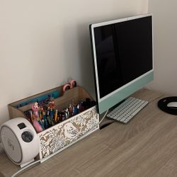 Wooden Desk & Computer Chair 