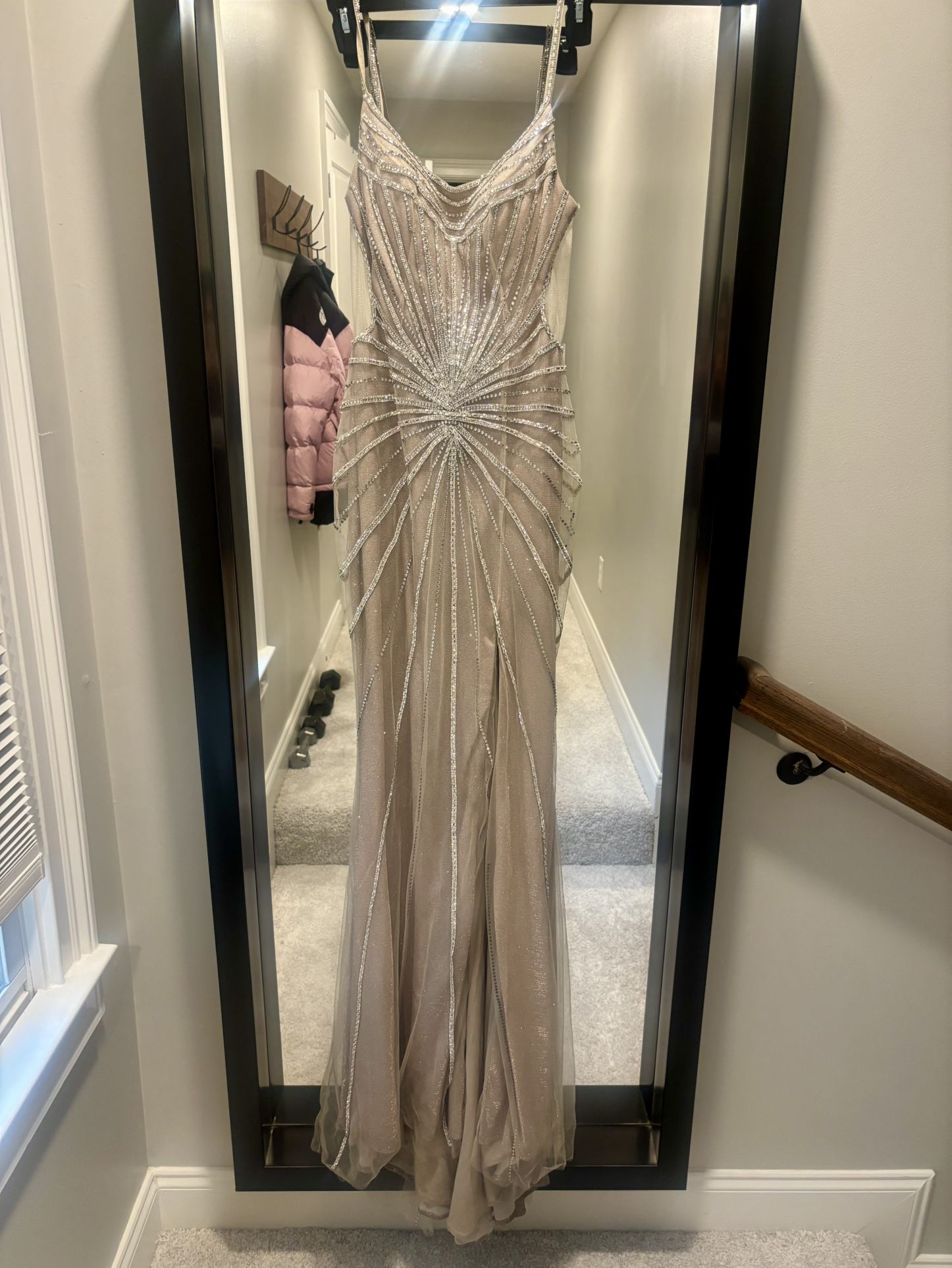 Champagne formal dress