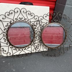 Make Offer/ Antique Hanging Mirrors