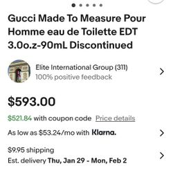 GUCCI MADE TO MEASURE 