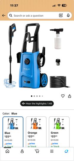 Electric pressure washer