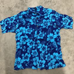 Hawaiian Shirt For Men Hibiscus Collection Hawaii Floral Print Size Large