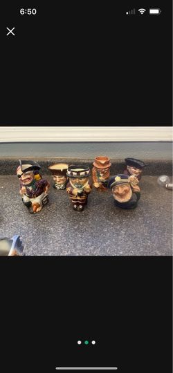 Antique pirate mugs