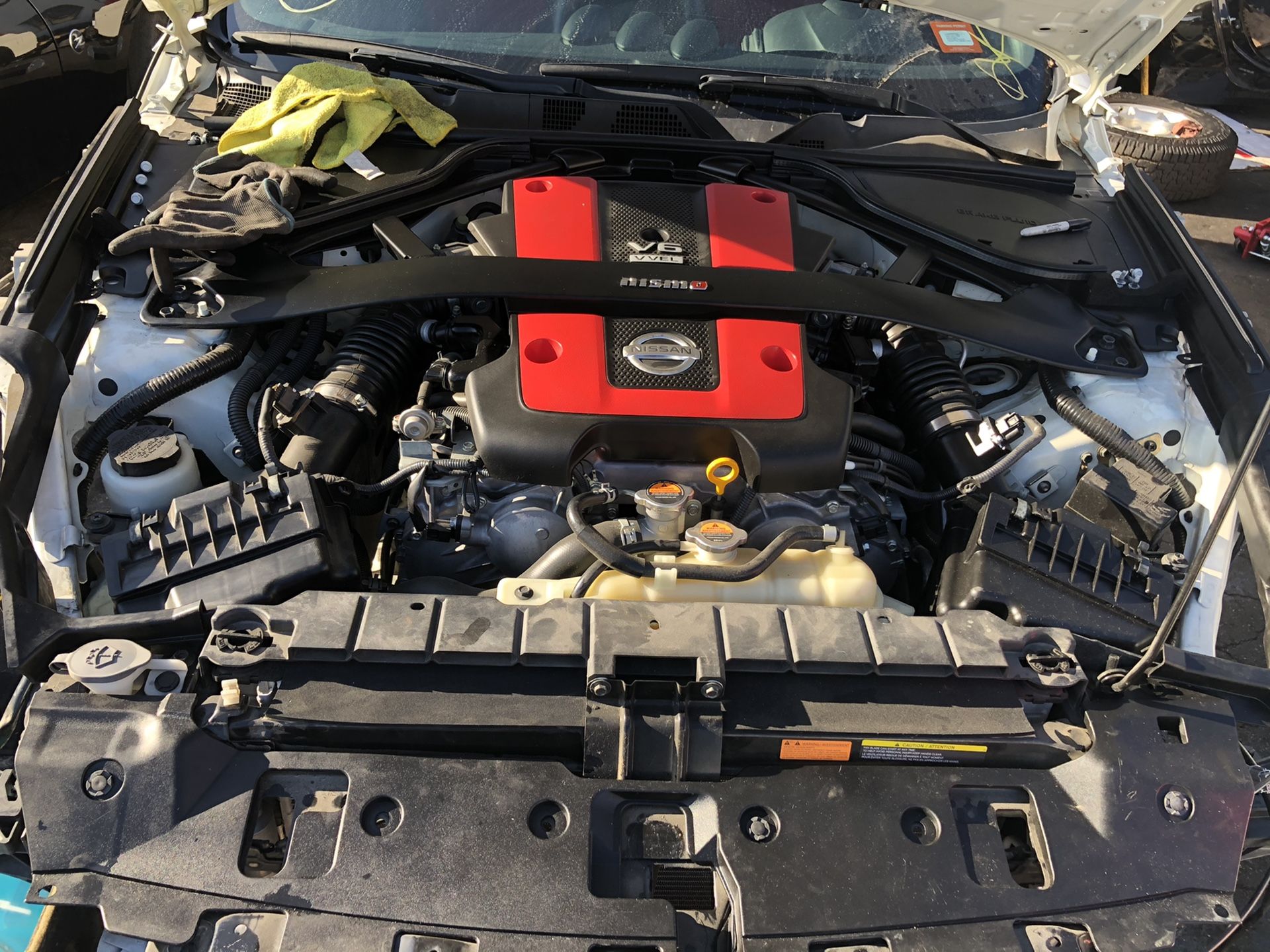Nissan 370Z NISMO Engine and Transmission Drop Out VQ37VHR