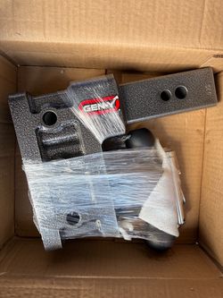 GEN-Y Mega-Duty Adjustable Drop Hitch 32k lbs 2 1/2” Shank 6” Drop with Pintle Lock