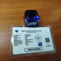 231.65 Carat SVGTL Certified Tanzanite Cube