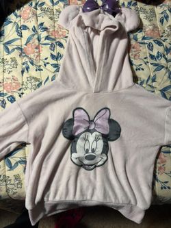 Minnie Mouse Fleece Hoodie with Ears
