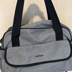 Diaper Bag Carter’s (color gray )like a new