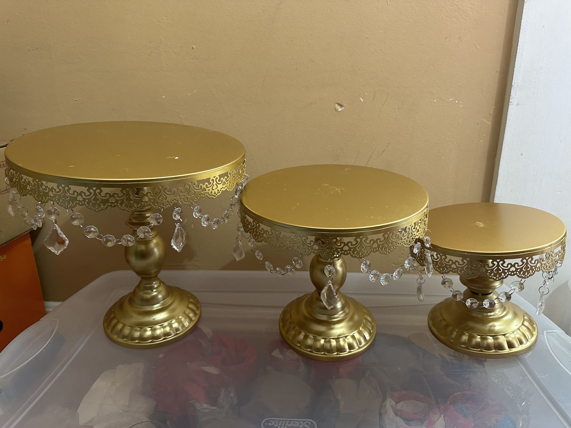 Gold Cake Stand