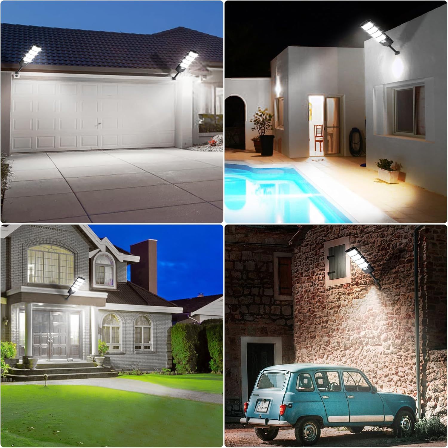 📦📦 2-Pack Solar Flood Lights – 10,000LM | Motion Sensor | Remote | Waterproof | Dusk to Dawn