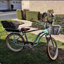 Electric Bike Company Model S Step Thru Beach Cruiser Bike