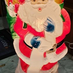 Vintage Christmas Santa blow Mold
