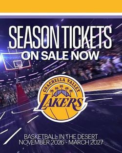Los Angeles Lakers Season Tix 2026/2027