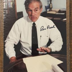 Ron Paul Autographed Photo