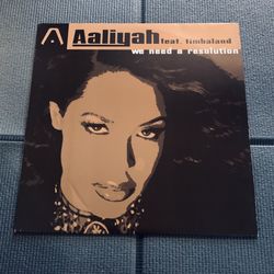 Aaliyah vinyl record