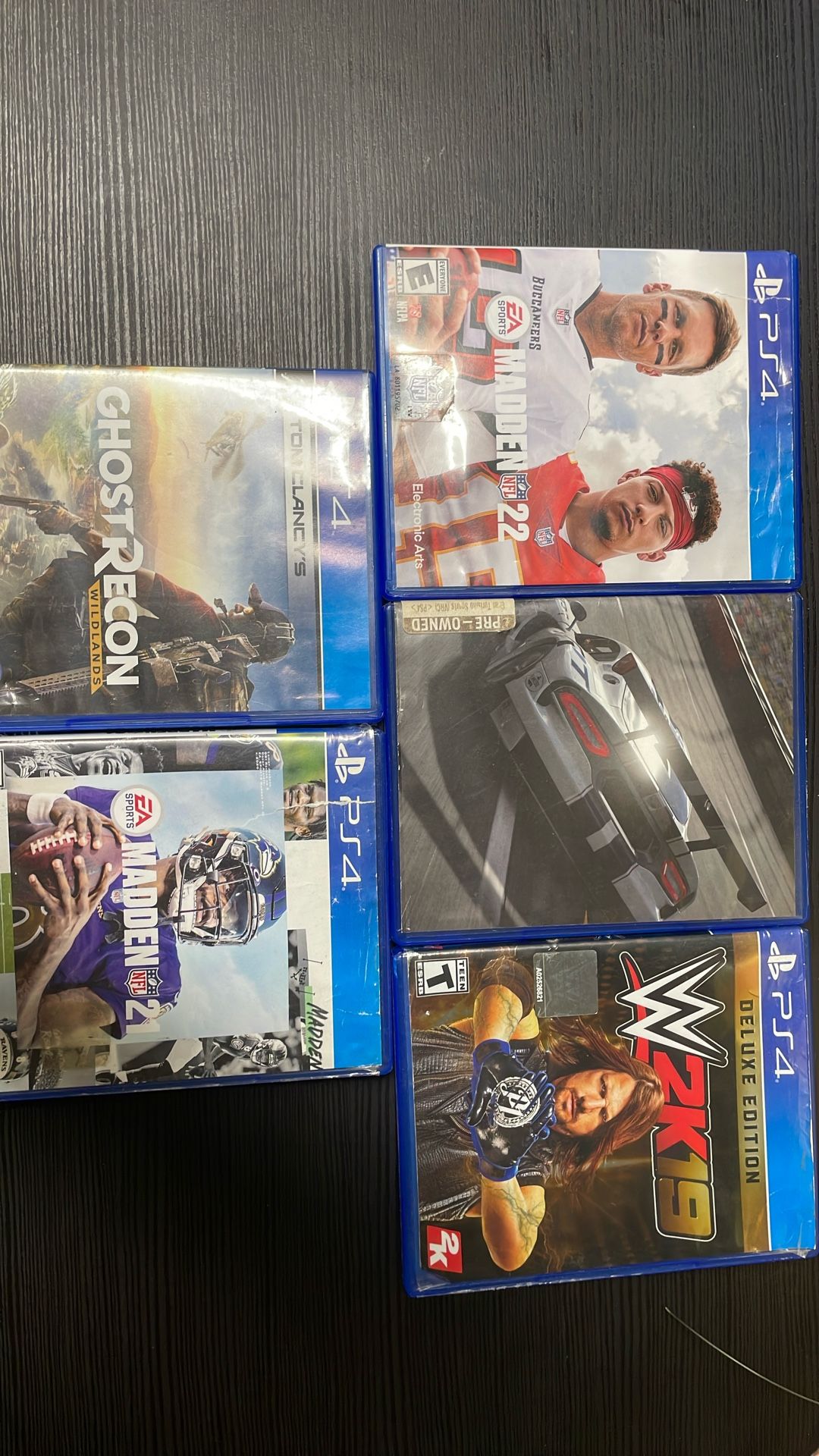 5 Ps4 games(Read Description!)