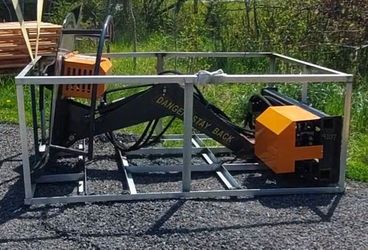 42'' Skid Steer Articulating Brush Cutter Side Cut, Brush hog type